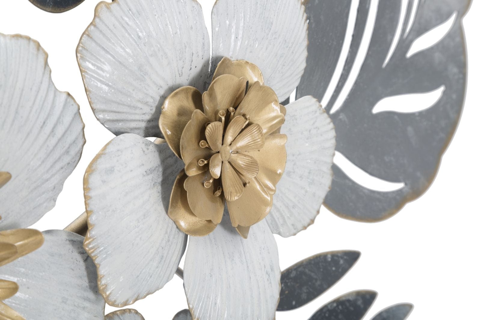 Mauro Ferretti Decoratiune metalica de perete, Flot B Multicolor, l66xA5xH39 cm