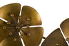 Mauro Ferretti Decoratiune metalica de perete Flower B Auriu, l80xA6xH57 cm