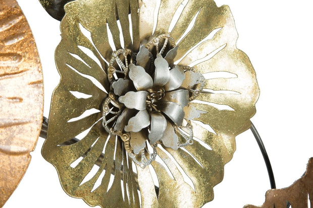 Mauro Ferretti Decoratiune metalica de perete Foglia -A- Large Multicolor, l117xA7xH74 cm