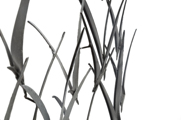 Mauro Ferretti Decoratiune metalica de perete, Gabbiani Argintiu, l93xA12,7xH47,6 cm