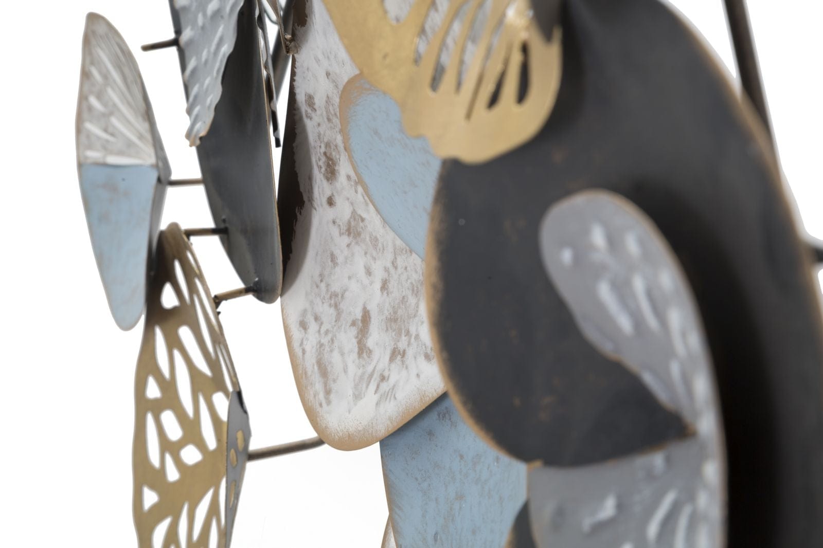 Mauro Ferretti Decoratiune metalica de perete, Gloth B Multicolor, l111xA7,5xH64 cm