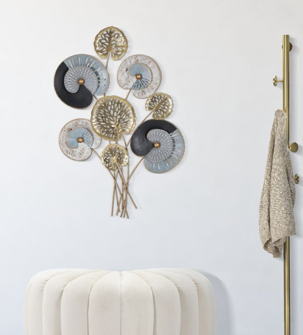 Mauro Ferretti Decoratiune metalica de perete, Gloth C Multicolor, l70xA5,5xH102 cm