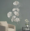 Mauro Ferretti Decoratiune metalica de perete, Goxy Argintiu, l90xA7xH124 cm