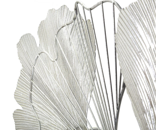 Mauro Ferretti Decoratiune metalica de perete, Goxy Argintiu, l90xA7xH124 cm