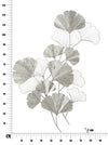 Mauro Ferretti Decoratiune metalica de perete, Goxy Argintiu, l90xA7xH124 cm