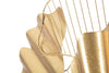 Mauro Ferretti Decoratiune metalica de perete Goxy Glam Auriu, l80xA2,5xH70 cm