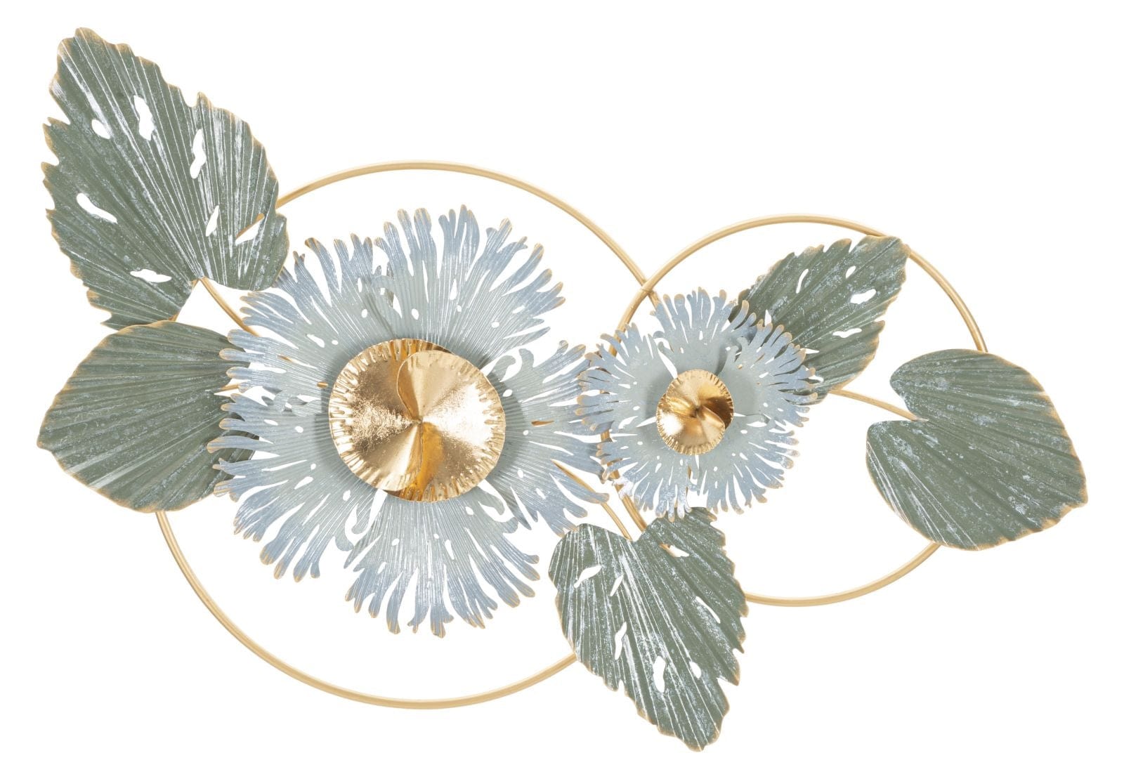 Mauro Ferretti Decoratiune metalica de perete, Gret Multicolor, l90,5xA7,5xH50 cm