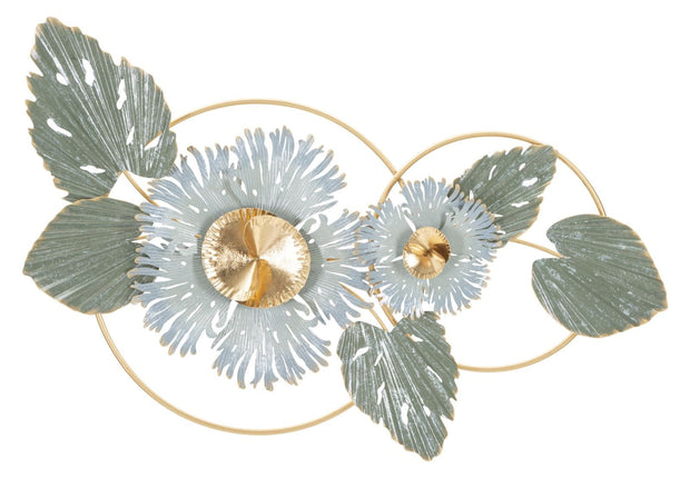 Mauro Ferretti Decoratiune metalica de perete, Gret Multicolor, l90,5xA7,5xH50 cm