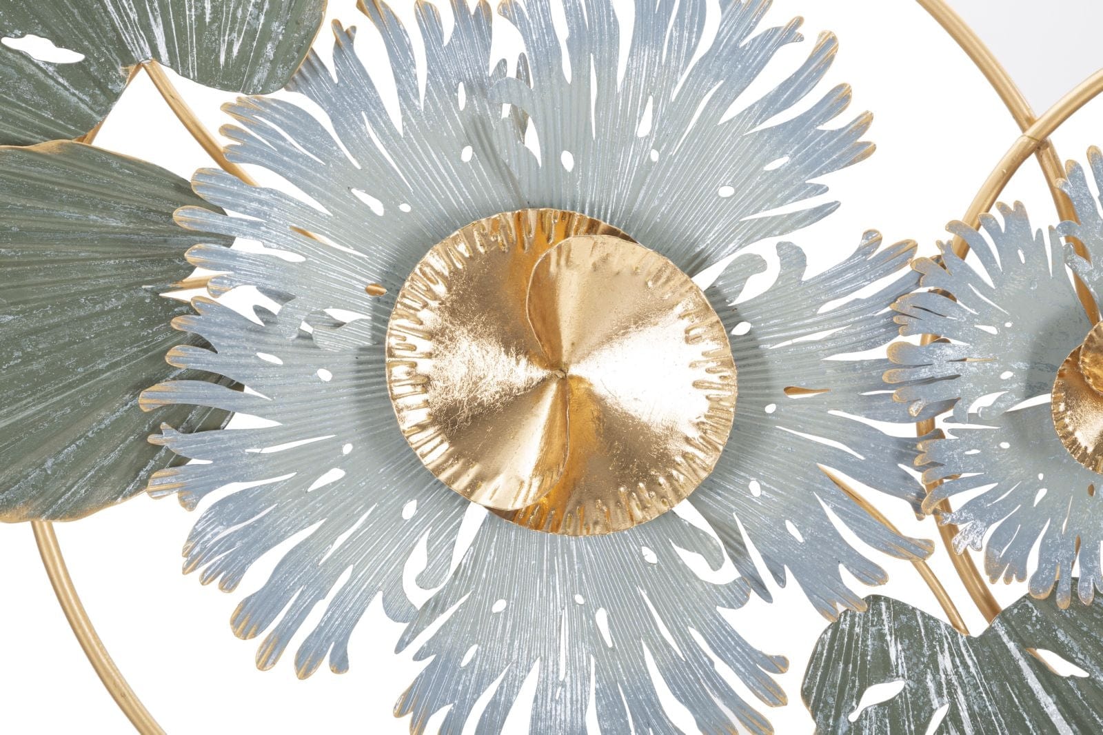 Mauro Ferretti Decoratiune metalica de perete, Gret Multicolor, l90,5xA7,5xH50 cm