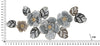 Mauro Ferretti Decoratiune metalica de perete, Grey Flowers A Multicolor, l157,5xA9xH66,5 cm