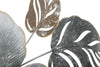 Mauro Ferretti Decoratiune metalica de perete, Grey Flowers B Multicolor, l84xA9,5xH48 cm