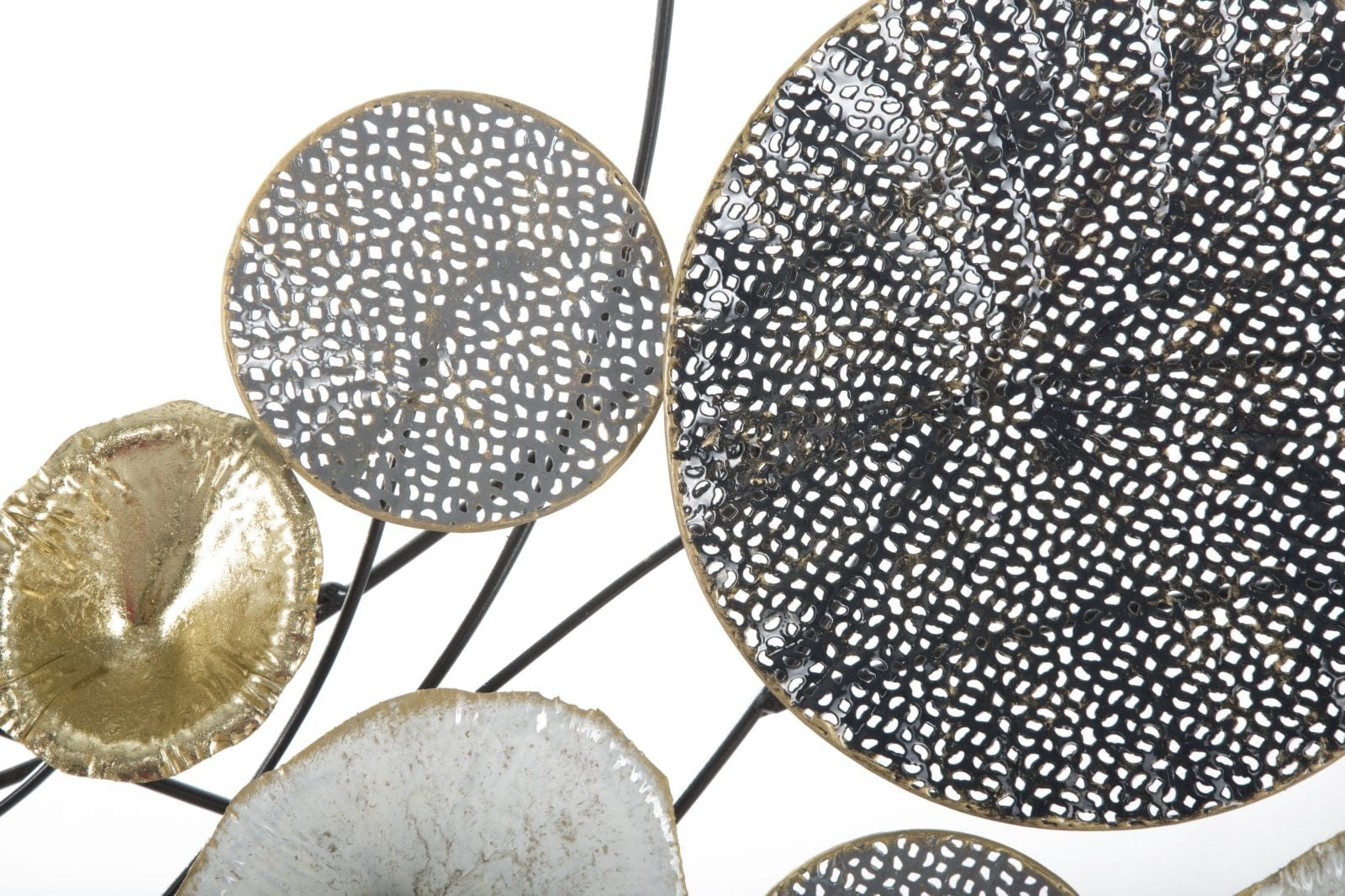 Mauro Ferretti Decoratiune metalica de perete Grid Large Multicolor, l135xA7,5xH69 cm