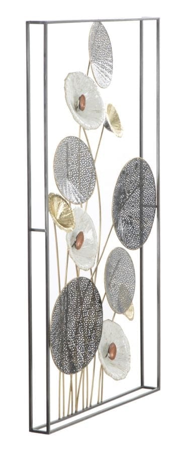 Mauro Ferretti Decoratiune metalica de perete Grid Multicolor, l50xA6xH90,5 cm