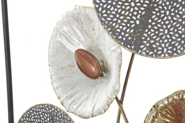 Decoratiune metalica de perete Grid Multicolor, l50xA6xH90,5 cm (7)