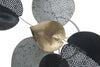 Mauro Ferretti Decoratiune metalica de perete, Half Leaf -B- Multicolor, l62,5xA5,5xH40 cm