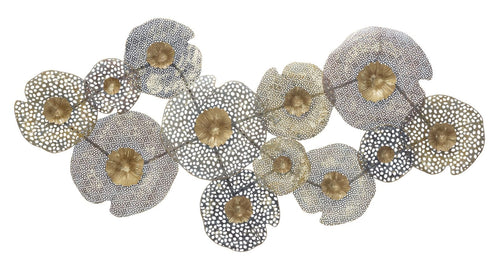 Mauro Ferretti Decoratiune metalica de perete, Holes Multicolor, l119xA7xH59,5 cm