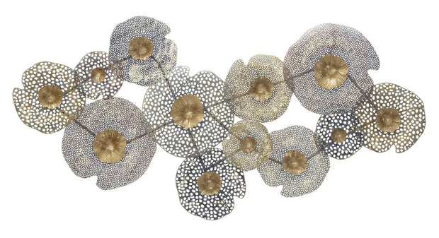 Mauro Ferretti Decoratiune metalica de perete, Holes Multicolor, l119xA7xH59,5 cm