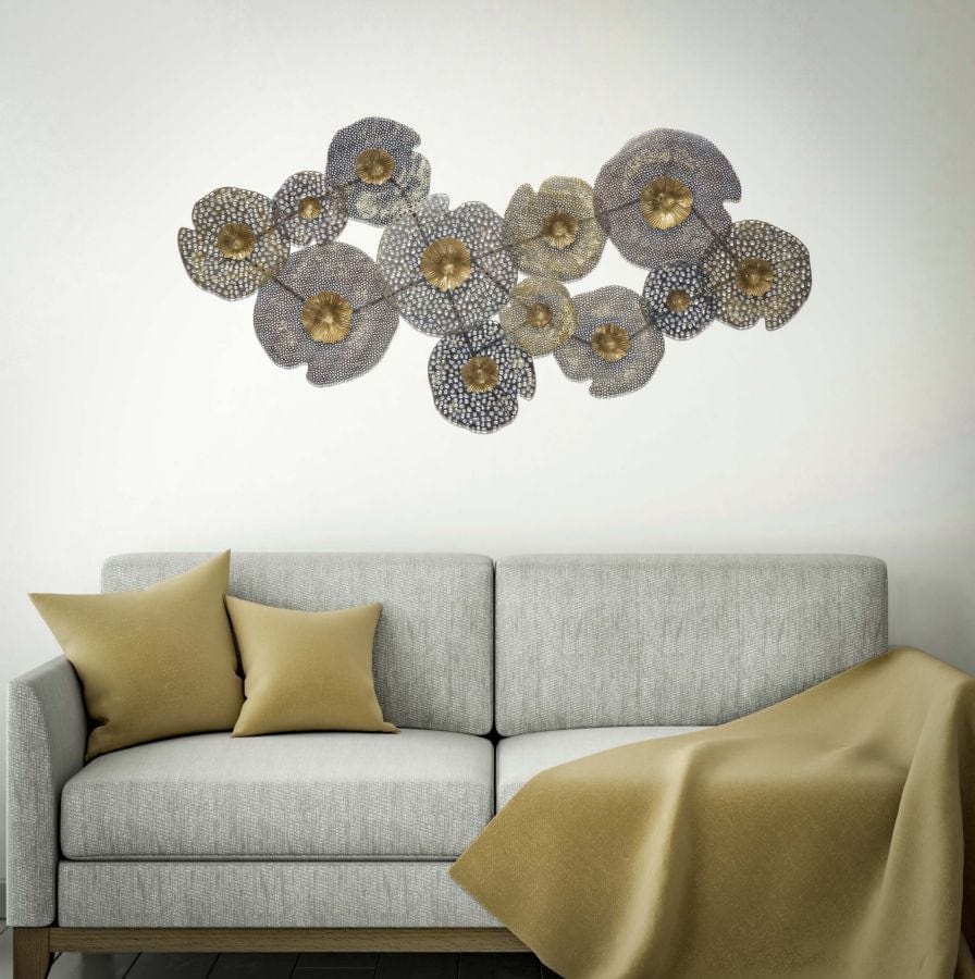 Mauro Ferretti Decoratiune metalica de perete, Holes Multicolor, l119xA7xH59,5 cm