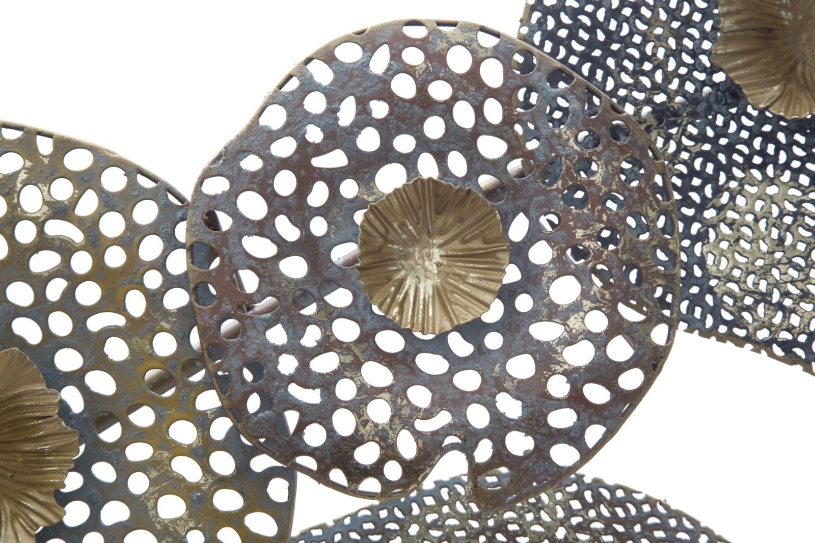 Mauro Ferretti Decoratiune metalica de perete, Holes Multicolor, l119xA7xH59,5 cm