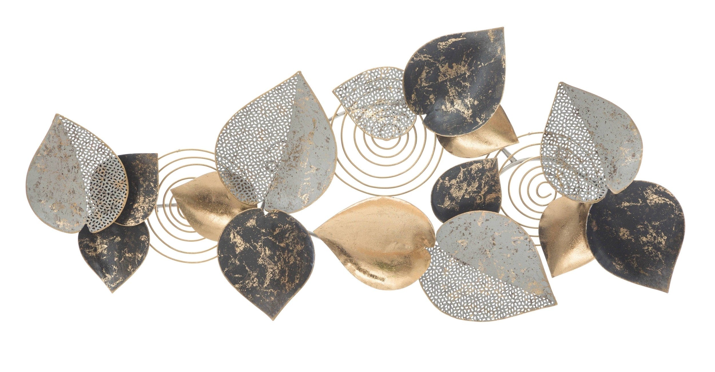 Mauro Ferretti Decoratiune metalica de perete Leaf A Multicolor, l97xA5,5xH43 cm