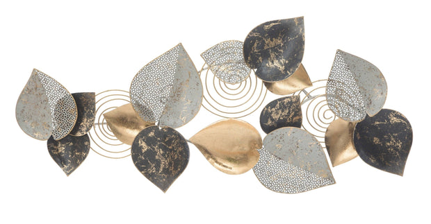 Mauro Ferretti Decoratiune metalica de perete Leaf A Multicolor, l97xA5,5xH43 cm