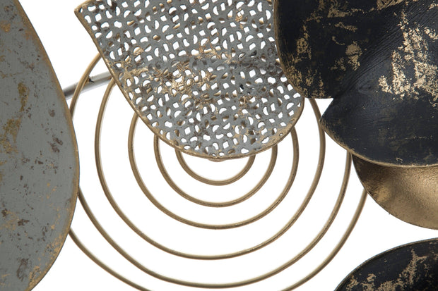 Mauro Ferretti Decoratiune metalica de perete Leaf A Multicolor, l97xA5,5xH43 cm