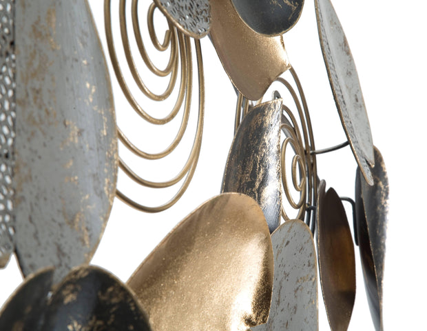 Mauro Ferretti Decoratiune metalica de perete Leaf A Multicolor, l97xA5,5xH43 cm