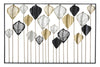 Mauro Ferretti Decoratiune metalica de perete Lex A Multicolor, l120xA2,5xH78,5 cm