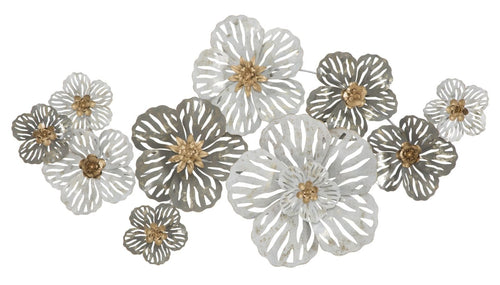 Mauro Ferretti Decoratiune metalica de perete, Lory Multicolor, l140xA10xH74,5 cm