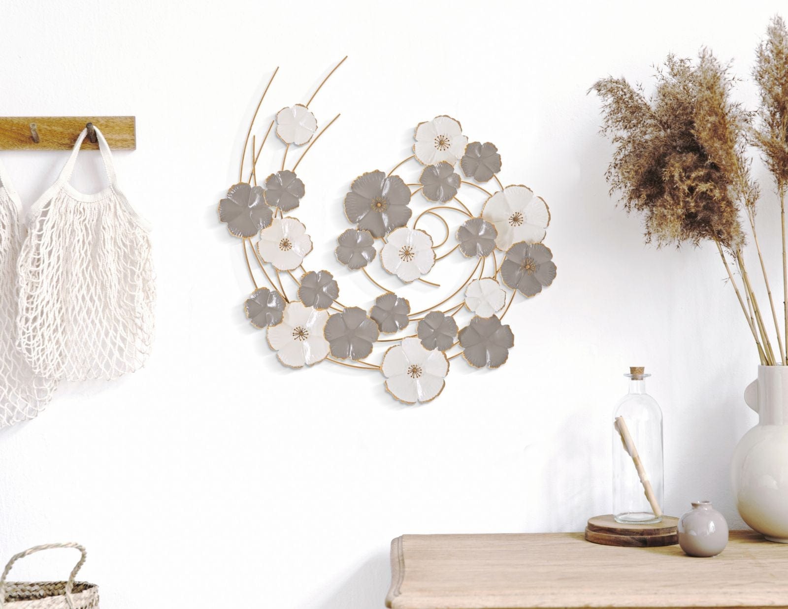 Mauro Ferretti Decoratiune metalica de perete Lotly Multicolor, l63,5xA5xH67,9 cm