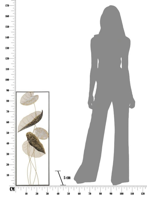 Mauro Ferretti Decoratiune metalica de perete Loto -A- Multicolor, l31xA5xH89,5 cm