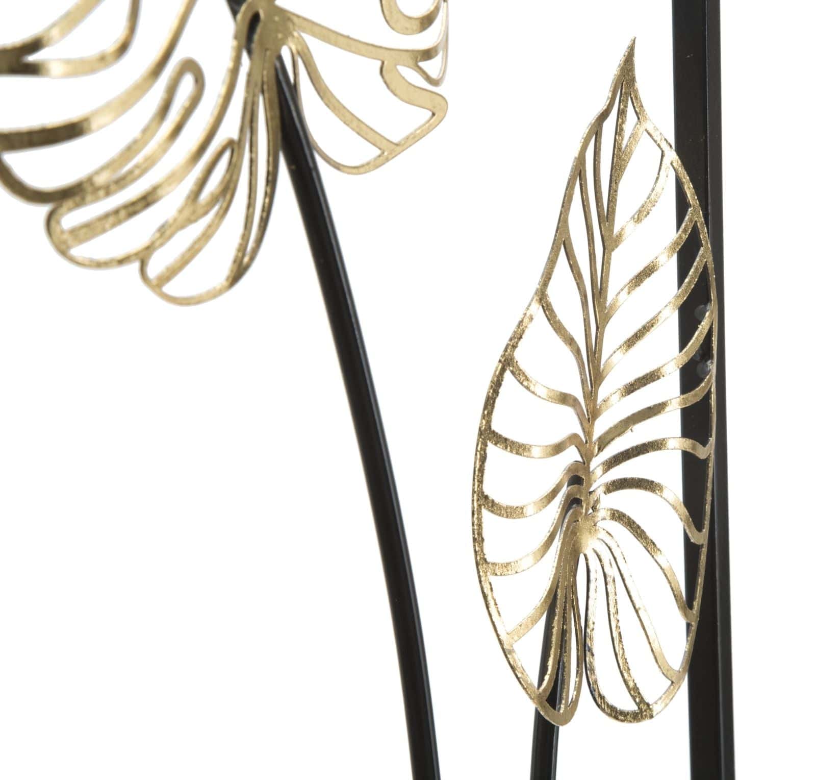 Mauro Ferretti Decoratiune metalica de perete Luxy -A- New Negru / Auriu, l31xA2,5xH90 cm