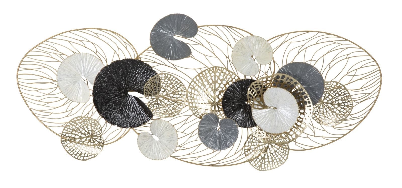 Mauro Ferretti Decoratiune metalica de perete Luxy Multicolor, l124,5xA9,5xH55 cm