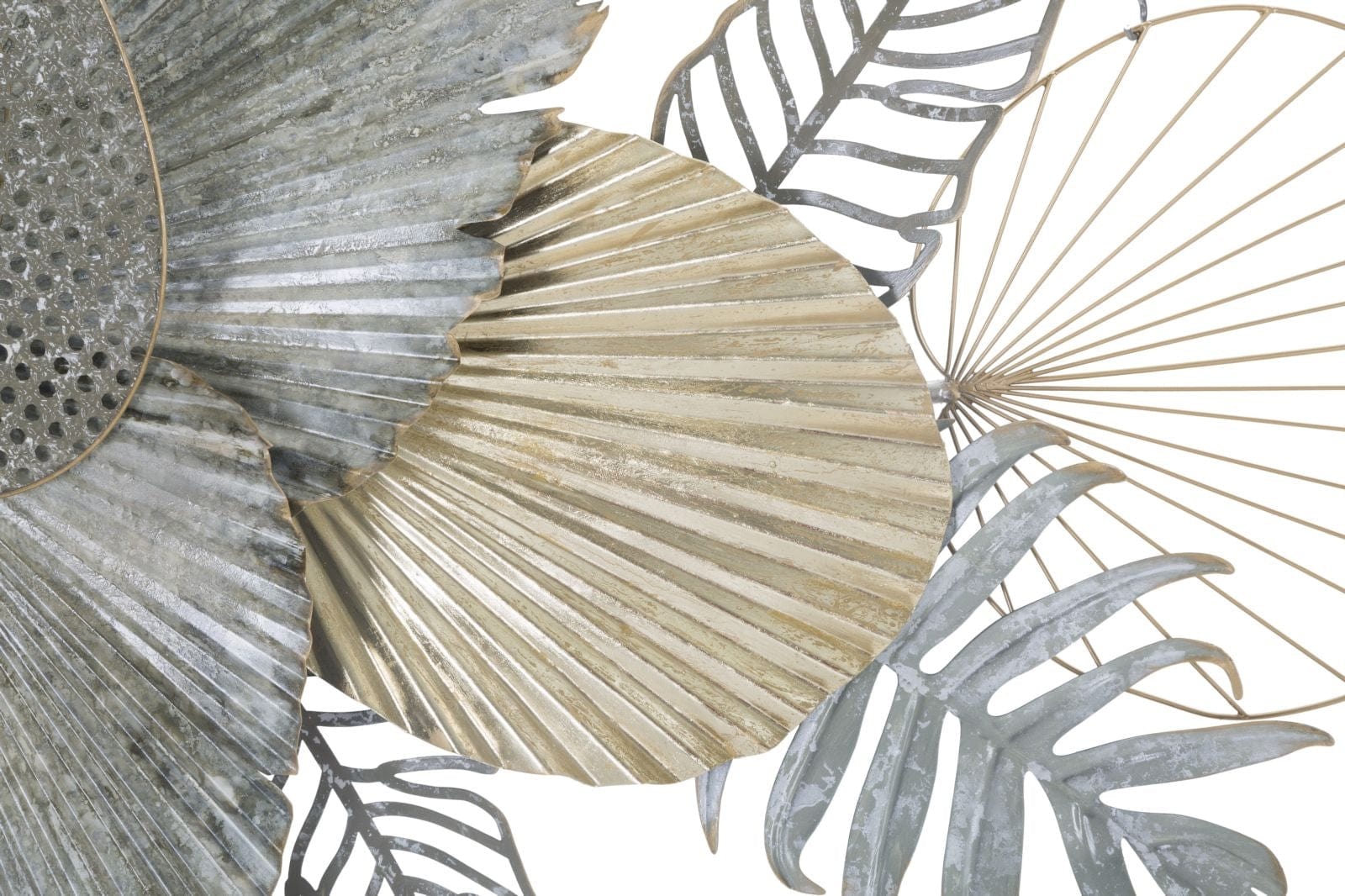 Decoratiune metalica de perete, Mety Multicolor, l134xA9,5xH70 cm (2)