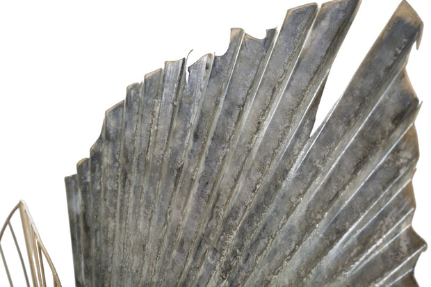 Decoratiune metalica de perete, Mety Multicolor, l134xA9,5xH70 cm (4)