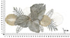 Decoratiune metalica de perete, Mety Multicolor, l134xA9,5xH70 cm (5)