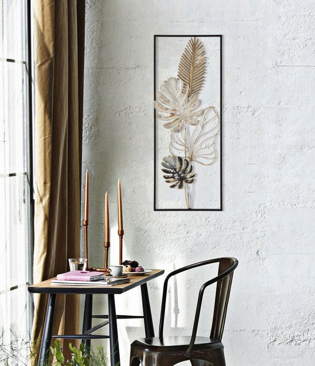 Mauro Ferretti Decoratiune metalica de perete, Palm -B- Multicolor, l28,5xA3xH74 cm