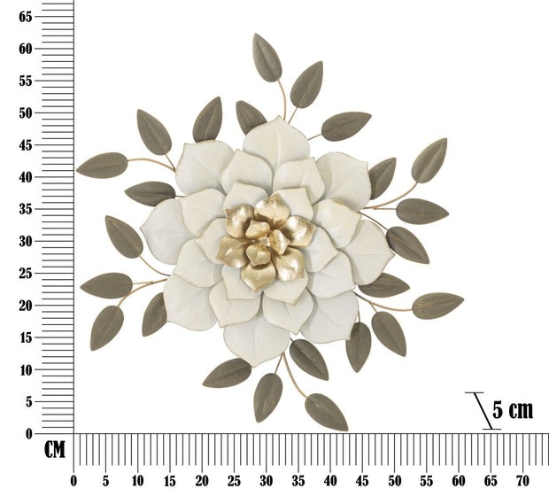 Mauro Ferretti Decoratiune metalica de perete, Petal Multicolor, l61xA5xH62 cm
