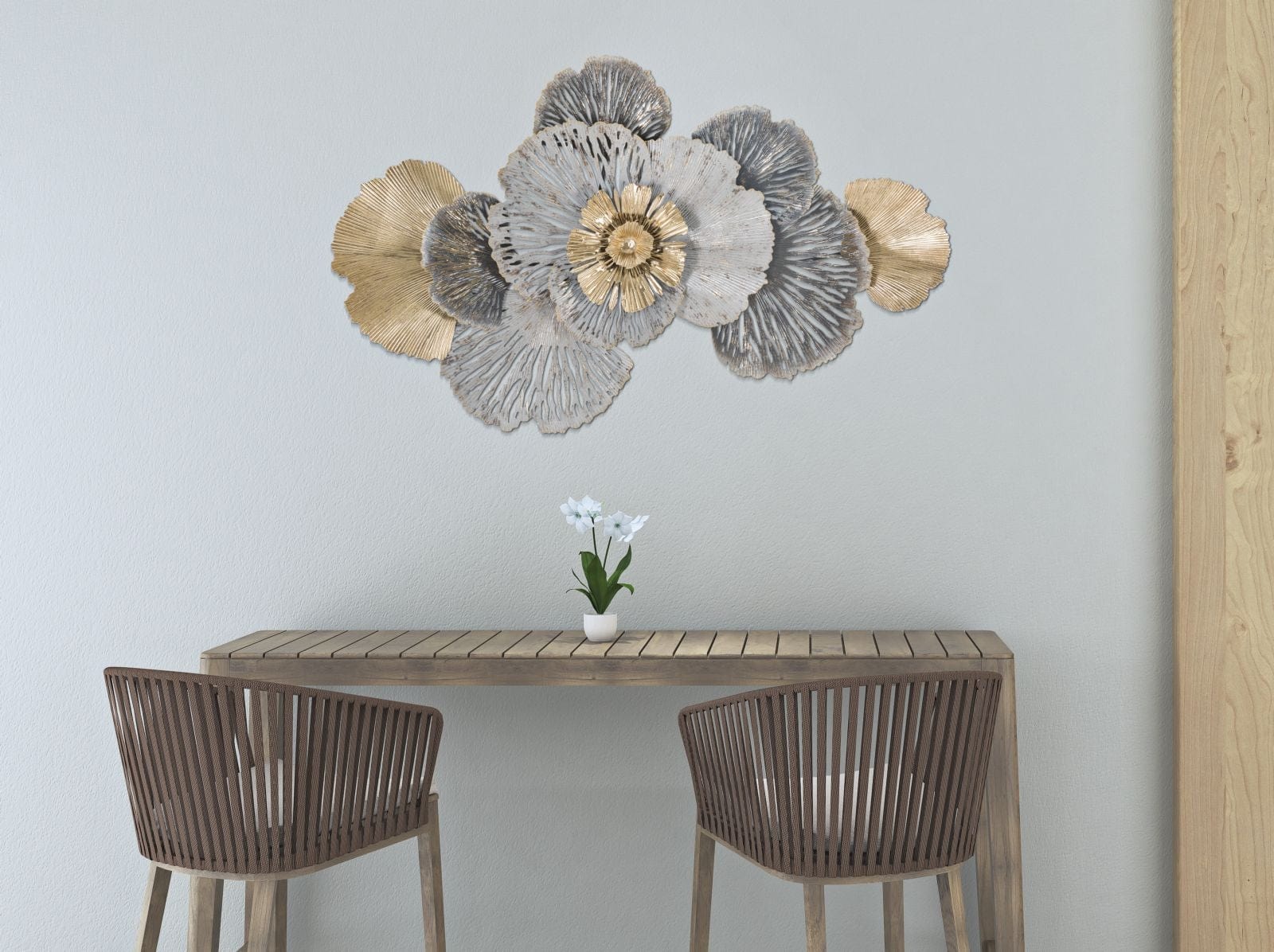 Mauro Ferretti Decoratiune metalica de perete, Poxy B Multicolor, l97,8xA7xH59 cm