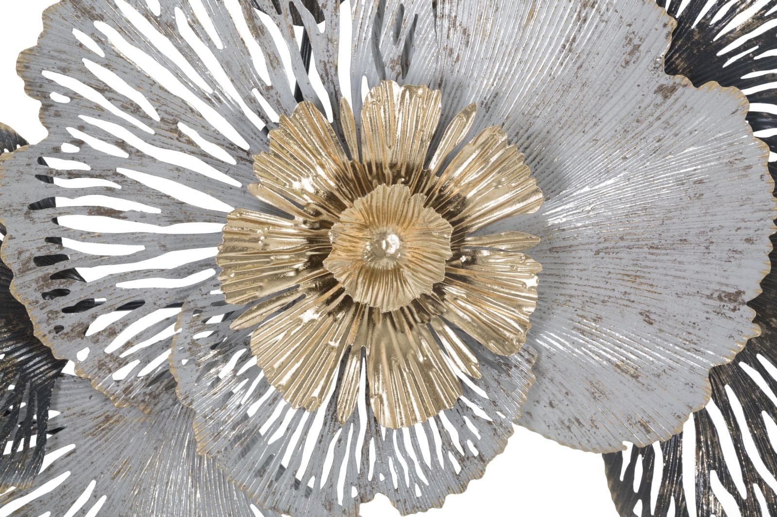 Decoratiune metalica de perete, Poxy B Multicolor, l97,8xA7xH59 cm (2)