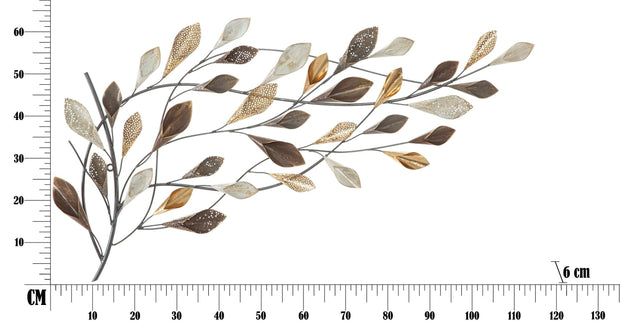 Mauro Ferretti Decoratiune metalica de perete Ramo Multicolor, l115,5xA6xH65 cm