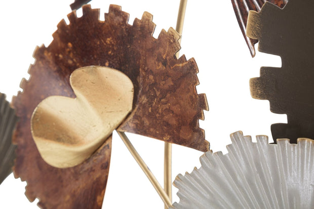 Mauro Ferretti Decoratiune metalica de perete, Reddy Multicolor, l78xA8xH80 cm