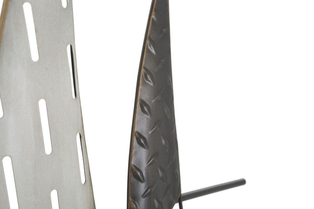 Decoratiune metalica de perete, Regata New Multicolor, l100xA3xH44 cm (2)