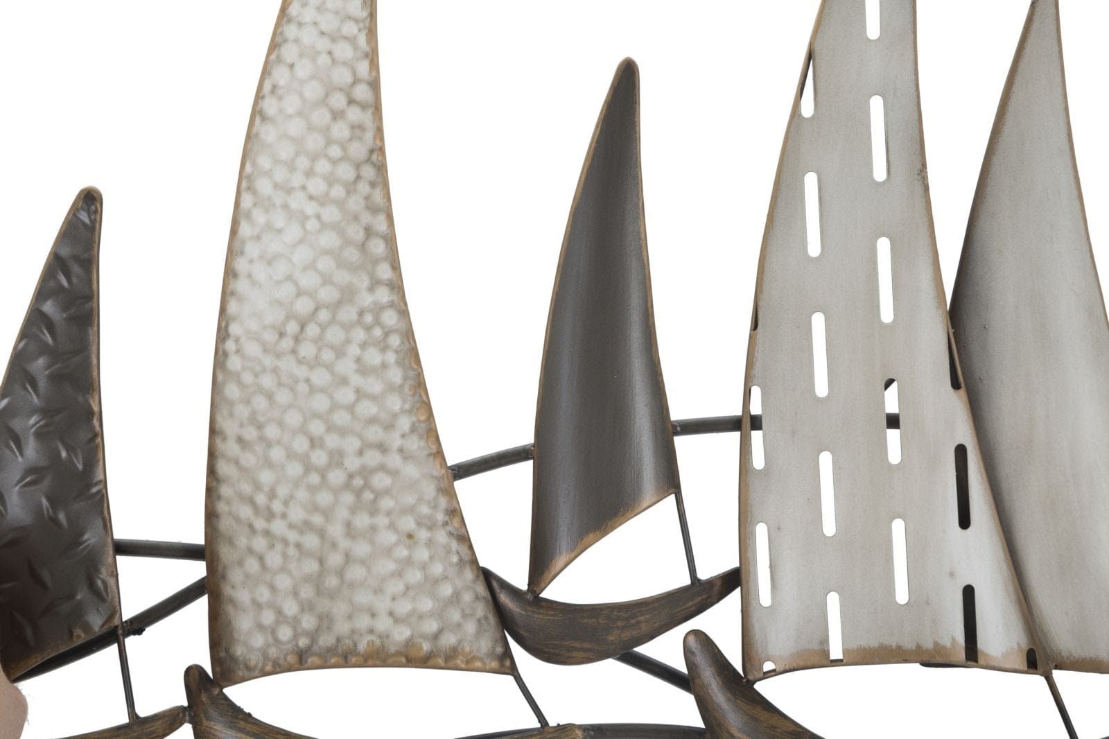 Decoratiune metalica de perete, Regata New Multicolor, l100xA3xH44 cm (3)