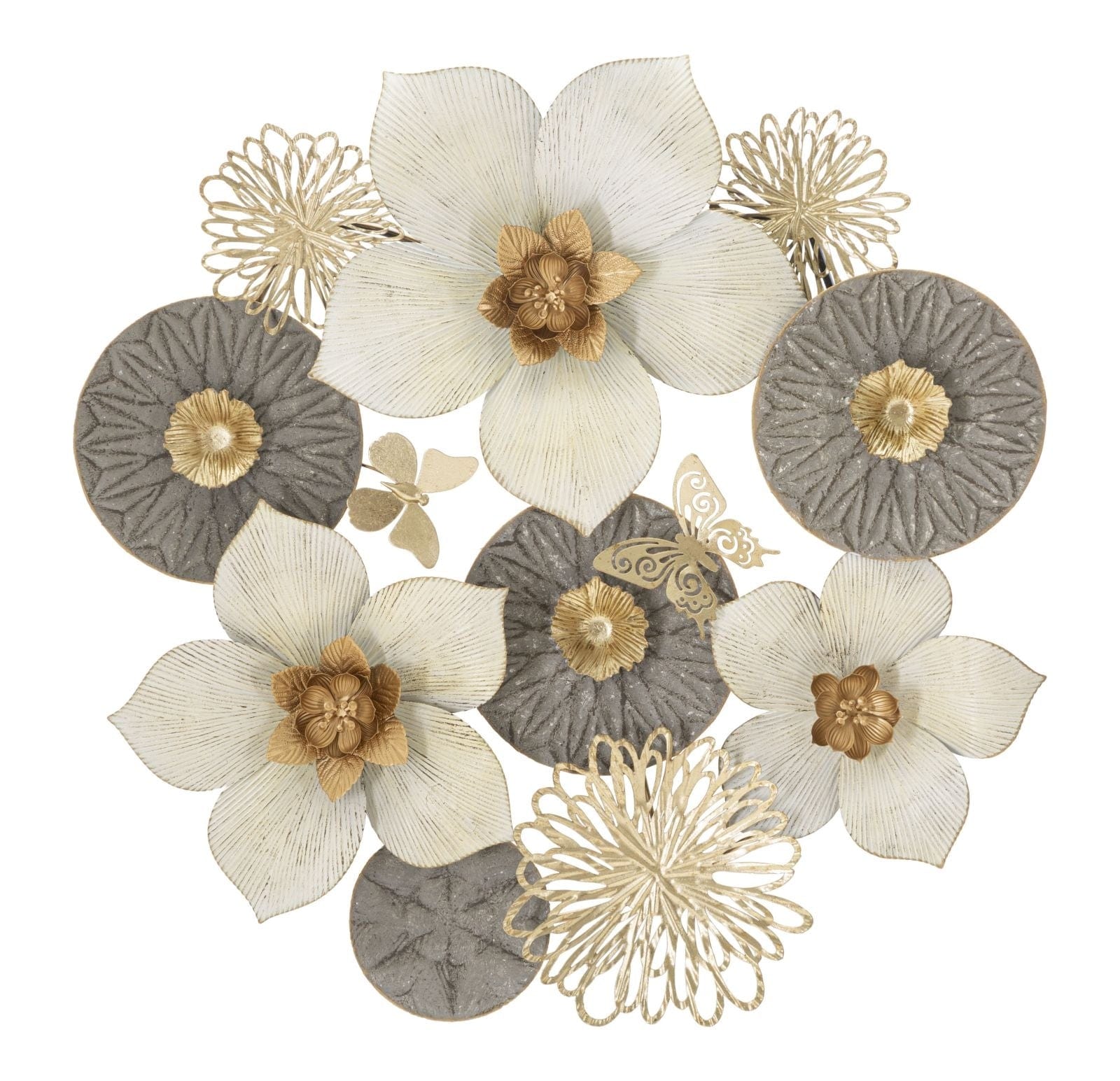 Mauro Ferretti Decoratiune metalica de perete, Ridy Multicolor, l72,4xA7xH74 cm