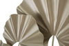 Mauro Ferretti Decoratiune metalica de perete, Round Leaf Auriu, l59xA3,9xH62,75 cm
