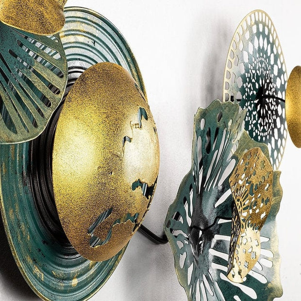 Asir Decoratiune metalica de perete, Sensuale Multicolor, l100xA1,5xH50 cm