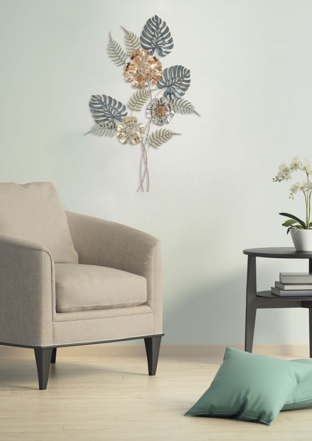 Mauro Ferretti Decoratiune metalica de perete Too C Multicolor, l66xA4xH98 cm