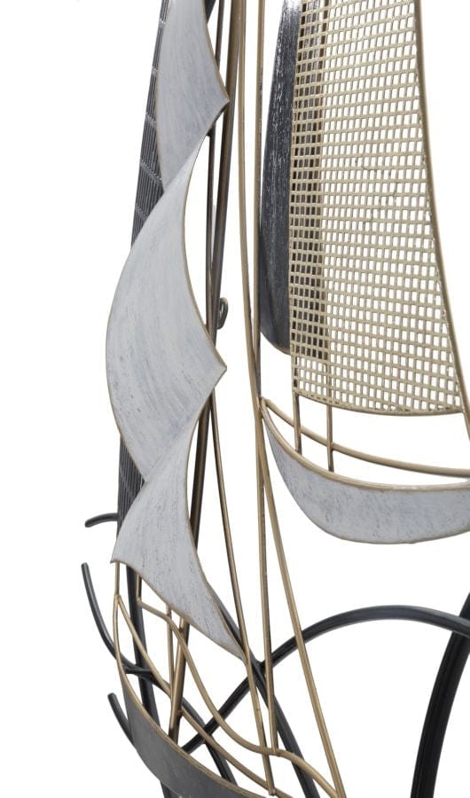 Mauro Ferretti Decoratiune metalica de perete, Vela Multicolor, l123xA7xH100 cm