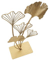 Mauro Ferretti Decoratiune metalica Five Leafs Glam Auriu, L26xl11,5xH44,5 cm